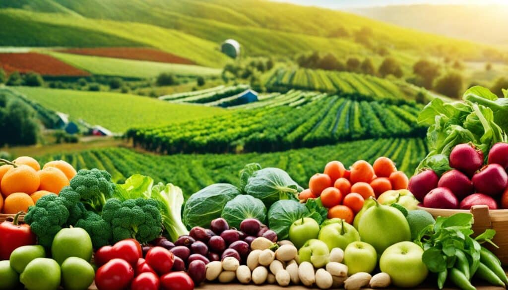 Bio-Lebensmittel, fair gehandelte Lebensmittel, nachhaltige Landwirtschaft
