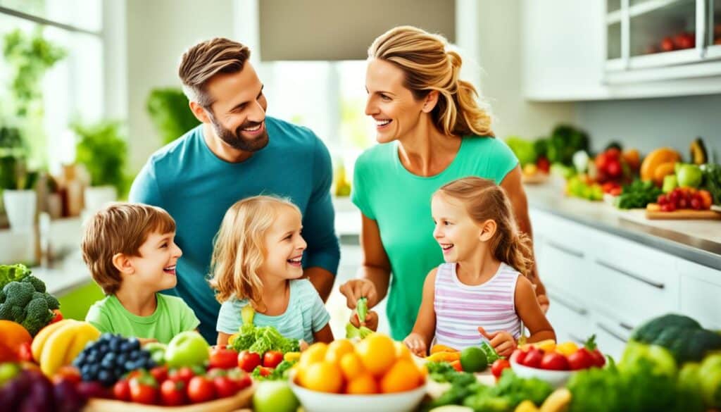 Bio-Lebensmittel für die Familie