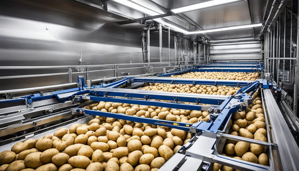 Effiziente Logistik für den Kartoffeltransport