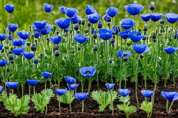 Vermehrung von Blauem Mohn