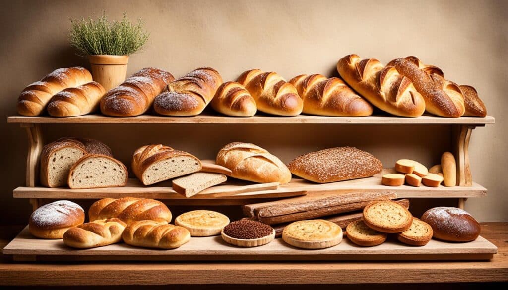 Backwaren und Brot aus einem Bio-Hofladen
