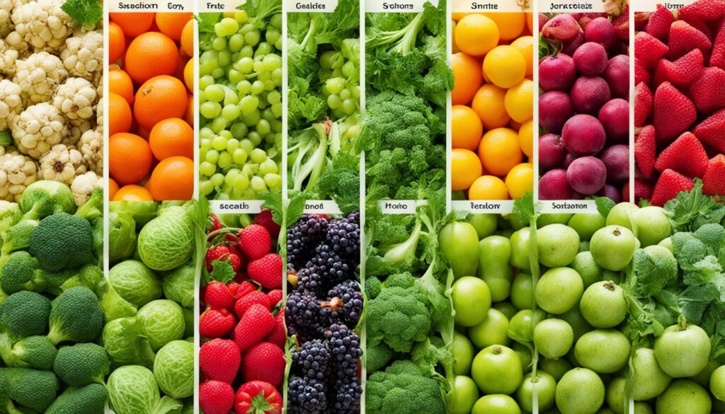 Erkennung von saisonalem Obst und Gemüse