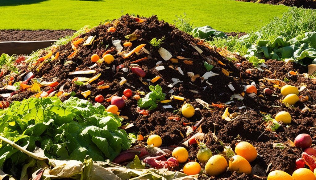 Kompostierung im Bio-Anbau