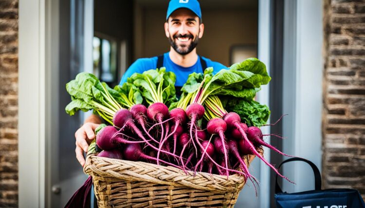 Regionale Lieferdienste für frische Produkte