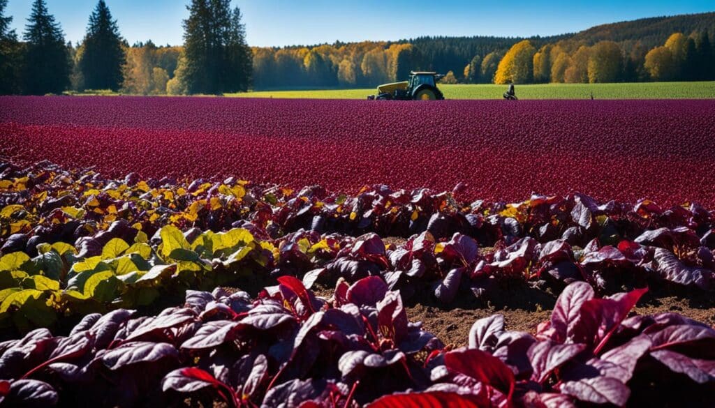 Rote Beete Erntezeit Sachsen