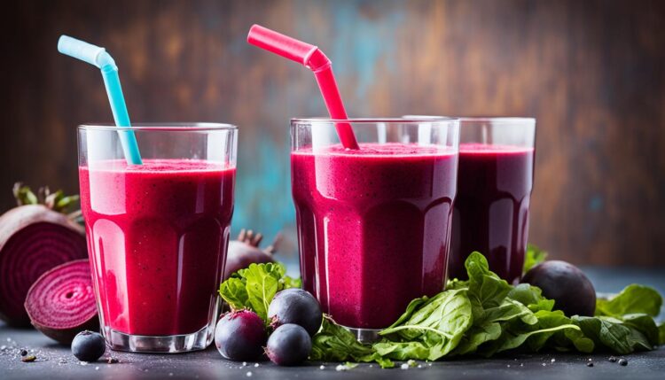 Rote-Beete-Smoothies und -Säfte